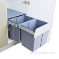 Kitchen Pull Out Waste Bin build in doublekitchen plastic waste bins with lids Supplier